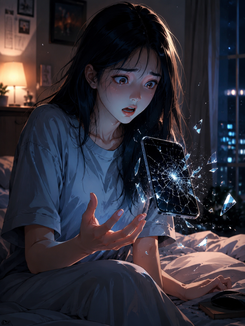 휴대폰 액정이 깨지는 꿈, 정말 안 좋은 꿈일까?