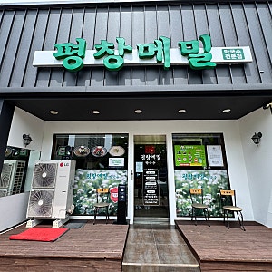 목포 옥암동 막국수 맛집 | 평창메밀 막국수 메밀만두와 메밀해물전 후기