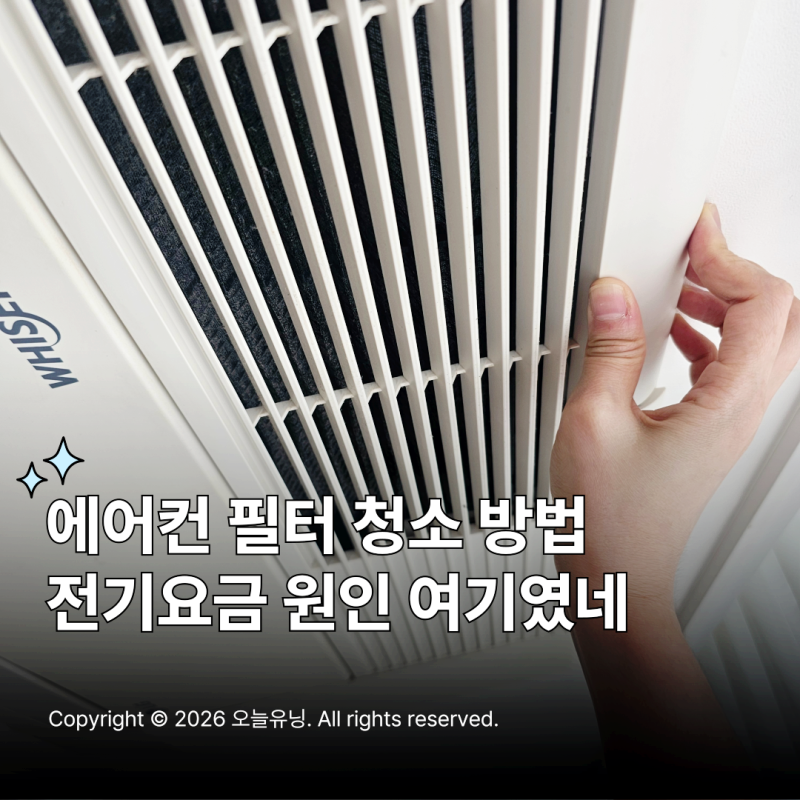 LG 휘센 시스템 에어컨 필터 셀프 청소 방법 천장형 먼지 후기