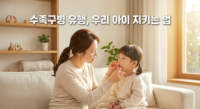 2026 수족구병 유행 시작, 증상부터 격리기간까지 부모님 필독 가이드