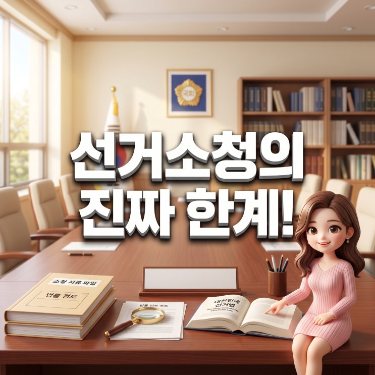 결과에 승복하기 어려울 때 알아둘 선거<b>소청 뜻</b>과 한계