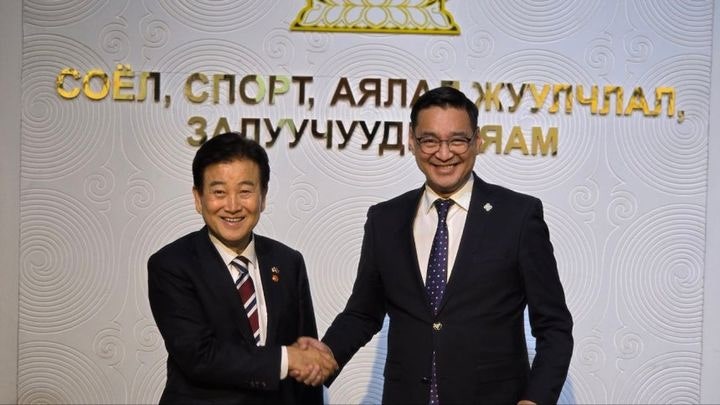 정동영 통일부 장관, 몽골 문화체육관광청년부 장관 면담