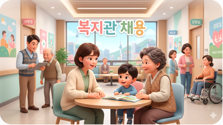 [전국 복지관] 사회복지 시설 지역별 채용 정보 및 모집 공고 요약