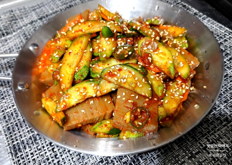 도토리묵무침 레시피  도토리묵 간장 양념장 만들기 묵무침 만드는법