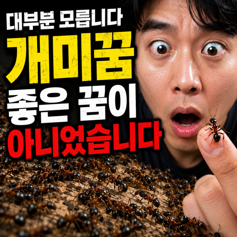 개미꿈 해몽 떼로 나오거나 죽이는 꿈 뜻밖의 해석이 달랐습니다
