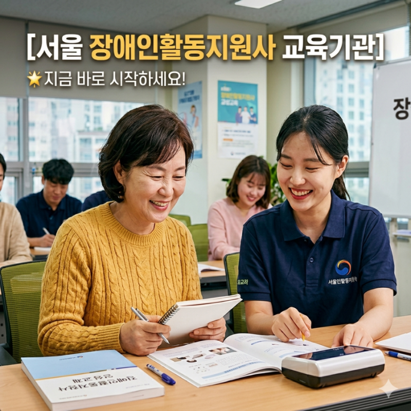 서울 장애인 활동지원사 교육 기관/서울장애인활보교육기관/장애인활동보조사 교육기관