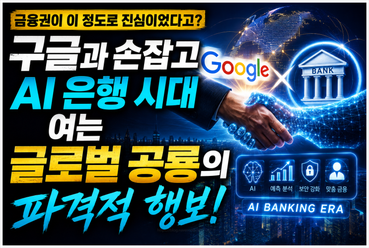  금융권이 이 정도로 진심이었다고? 구글과 손잡고 AI 은행 시대 여는 글로벌 공룡의 파격적 행보.jpg