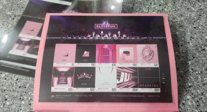 BLACKPINK紀念郵票套組購買心得