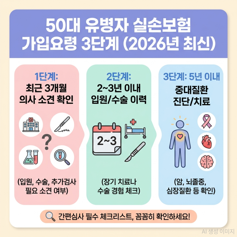 50대 유병자 실손보험 가입요령