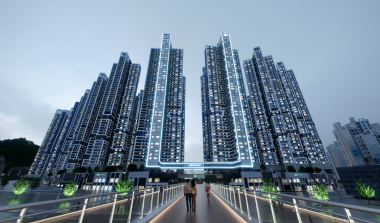  무려 3,443세대, 59층 매머드급 신축 아파트 등장! '펜타힐즈 더블유 1단지' 청약공고 살펴보기