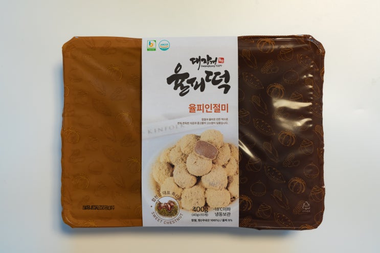  흔한 떡인 줄 알았는데... 대장경식품 율피인절미 10개입 리얼 후기 (아침 대용 간식 추천)