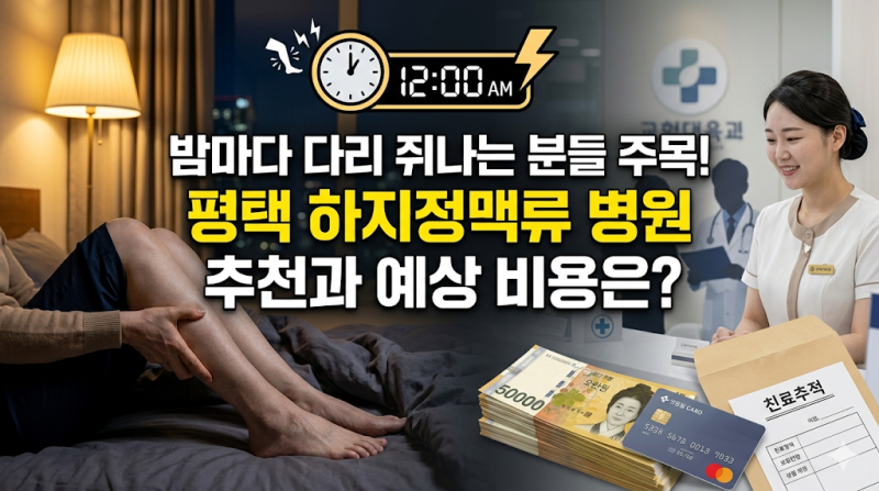 평택 하지정맥류 병원 추천 – 치료 비용·실비 적용 여부까지 한 번에 정리