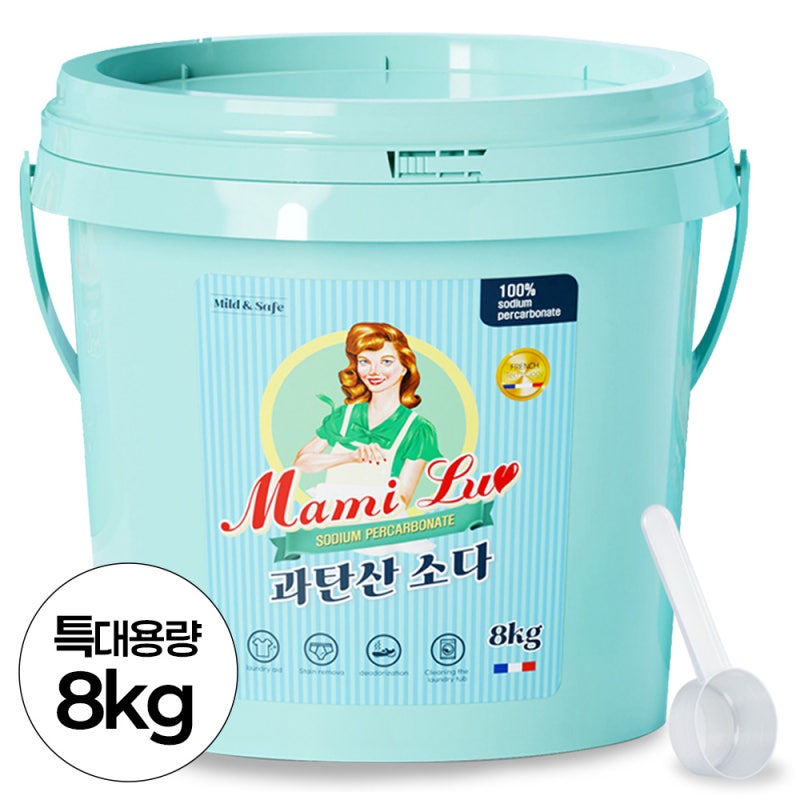 일상용 제품 귀애랑대형 맘스럽 과탄산소다 버킷 초대용량 프리미엄 1등급원료 산소계표백....