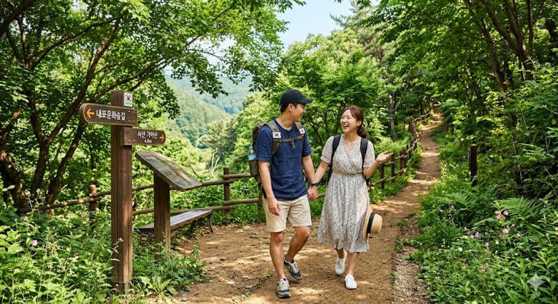 여름 충남 내포문화숲길 걷기 여행 추천