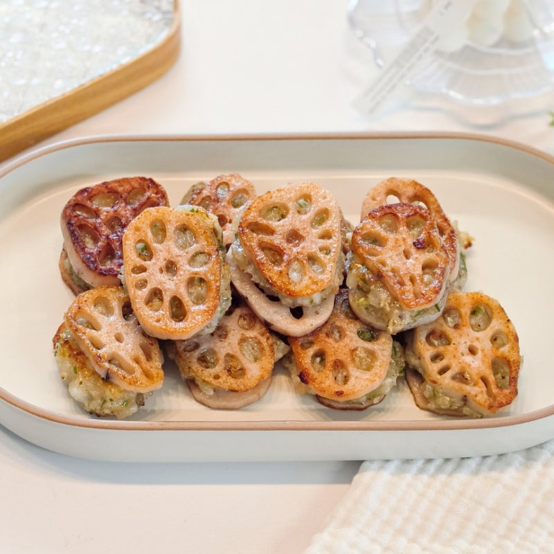 아삭한 연근전 만드는법 막걸리 안주 전요리