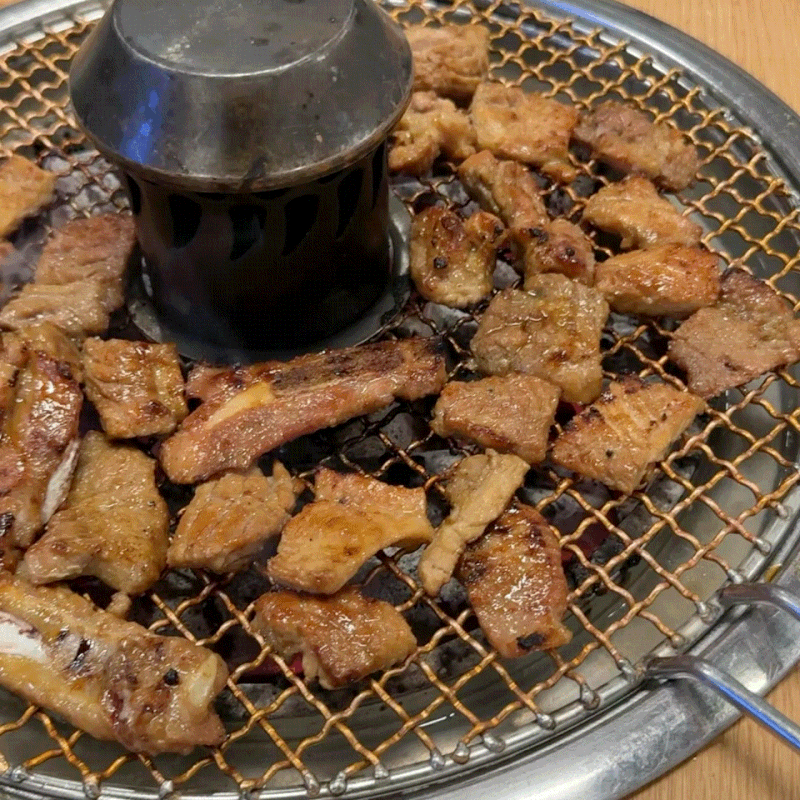 순천현지인맛집 순천고기집 하늘천숯불갈비 숯불향 가득한 돼지갈비