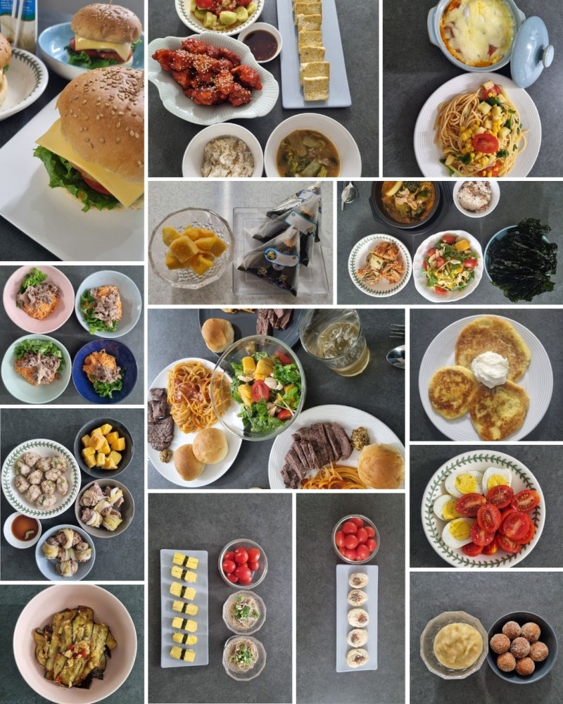 외벌이 4인 가족 식비 절약 일주일 밥상(0612~0618)