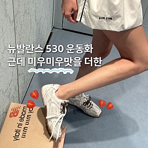 뉴발란스 530 운동화 다 같은게 아니다? 미우미우 콜라보 찾는 이유