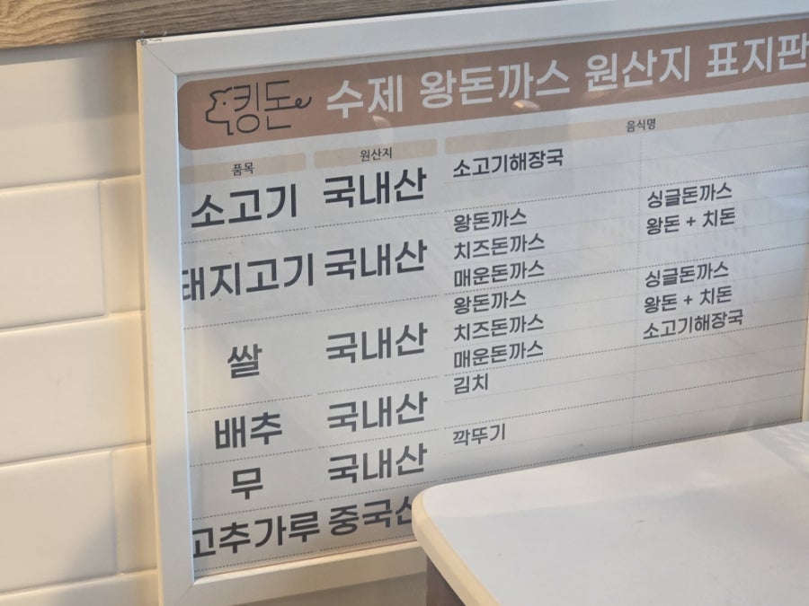 킹돈수제왕돈까스 사진 5