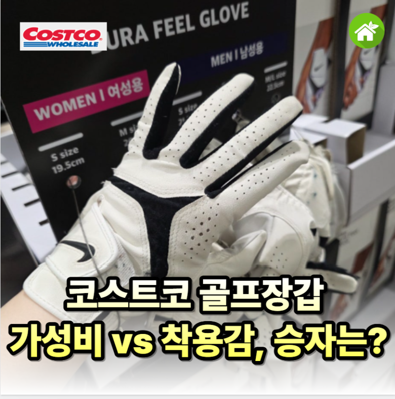 코스트코 골프 장갑 2종, 구매 전 1분만 보세요! 아리움 vs 나이키 착용감 차이, 제 추천은 "이....