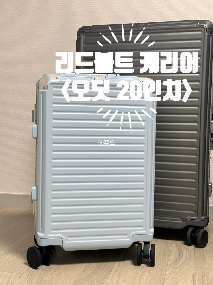 <b>금고형</b> 캐리어 리드볼트 오딧 솔티블루 20인치 내돈내산후기(29인치 ....
