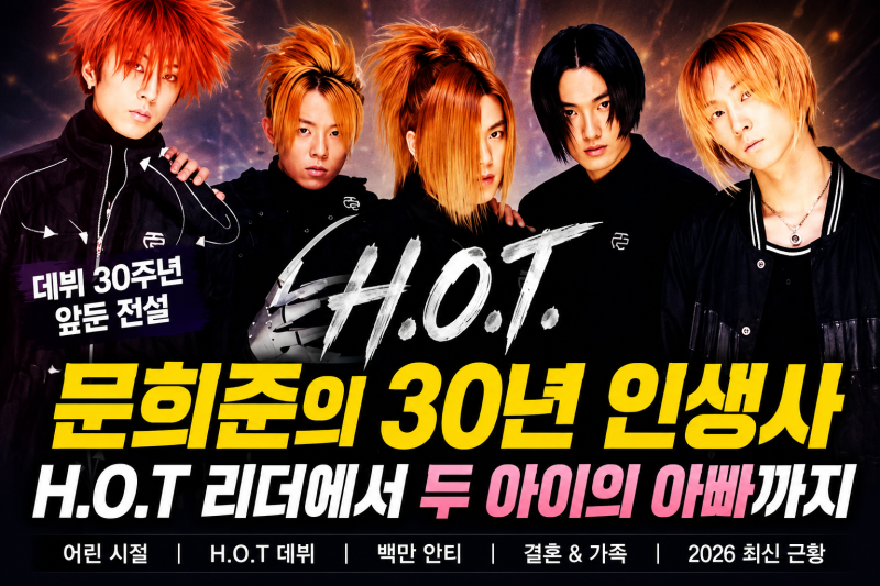문희준, 백만 안티라 불렸던 H.O.T 리더…그가 걸어온 30년의 시간