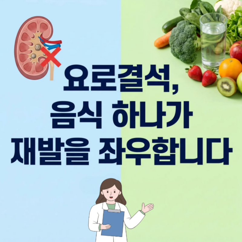 요로결석에 좋은 음식 피해야 할 음식