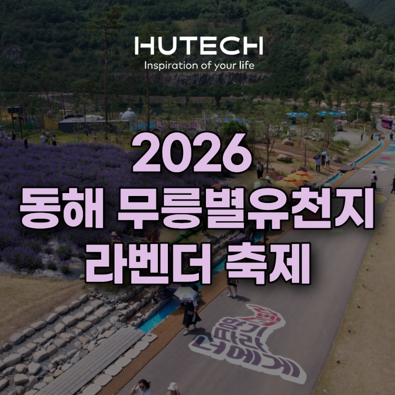 [휴테크 LIFE] 2026 동해 무릉별유천지 라벤더 축제 완벽 총정리