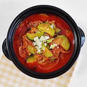 애호박 고추장찌개 레시피 참치 애호박찌개 요리 만들기