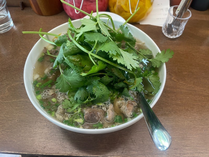 포항 [면심] 양덕 차돌 쌀국수 매콤쌀국수 기성용 추천 맛집 아롱사태 깐양