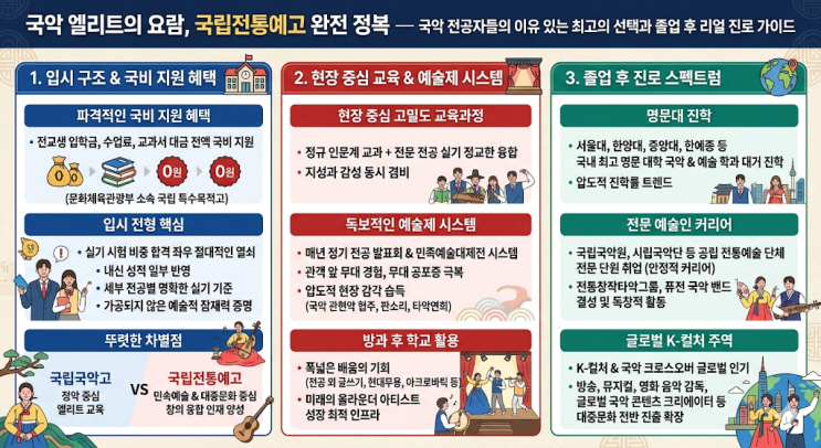  국악 엘리트의 요람, 국립전통예고 완전 정복 — 국악 전공자들의 이유 있는 최고의 선택과 졸업 후 리얼 진로 가이드