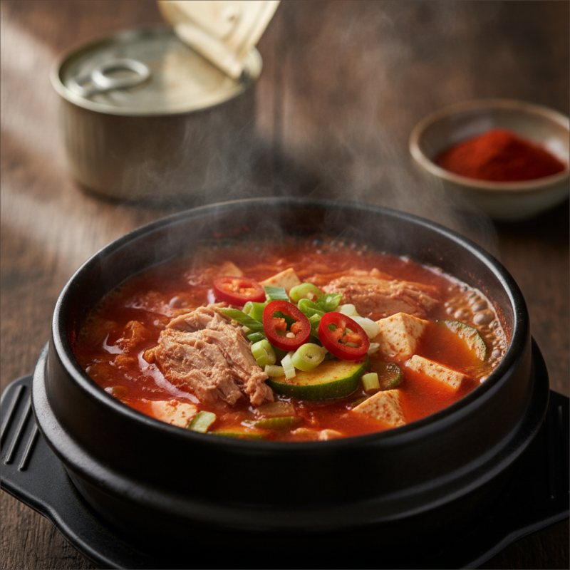 캔참치 하나로 깊은 맛 '참치 고추장찌개' 황금 레시피 추천 가이드