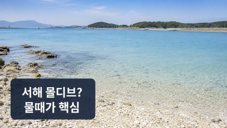  서해의 몰디브 민어도, 만조·간조 차이와 방문팁
