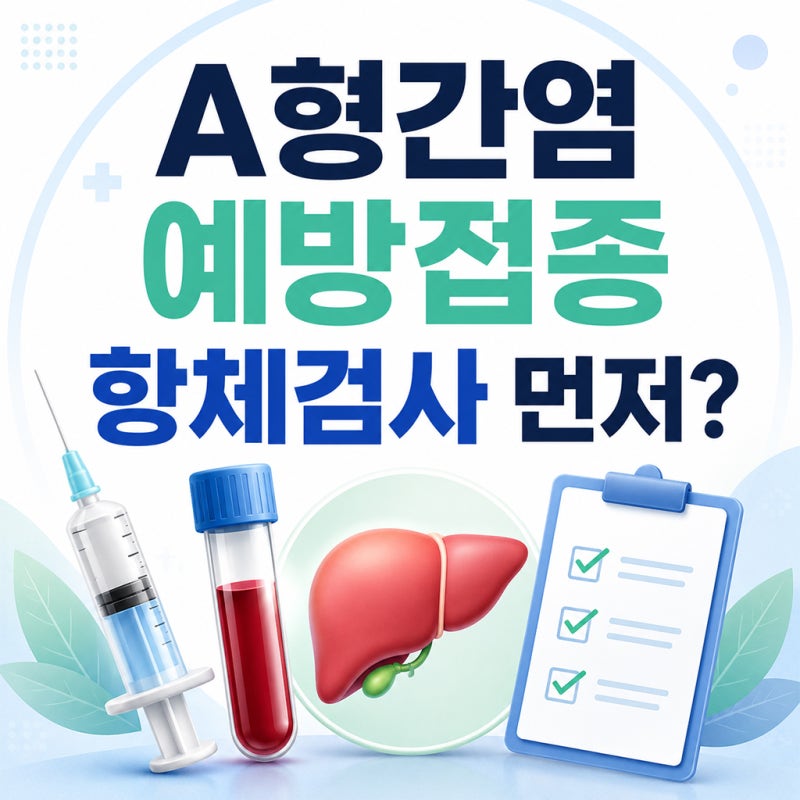 A형간염 예방접종, 성인도 확인해야 할까? 항체검사와 접종 간격