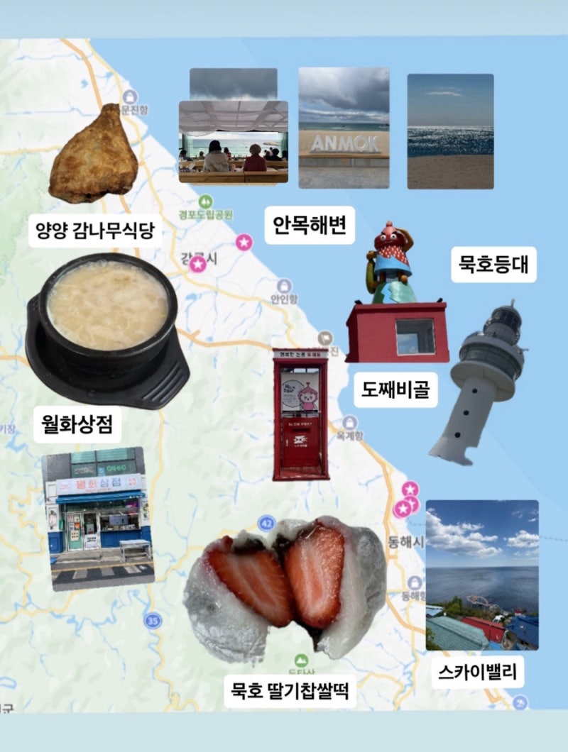 강원도 여행 2일차 [가족 여행] 양양쏠비치 - 감나무식당 - 묵호 여행(도째비 골) - 강릉 커피....