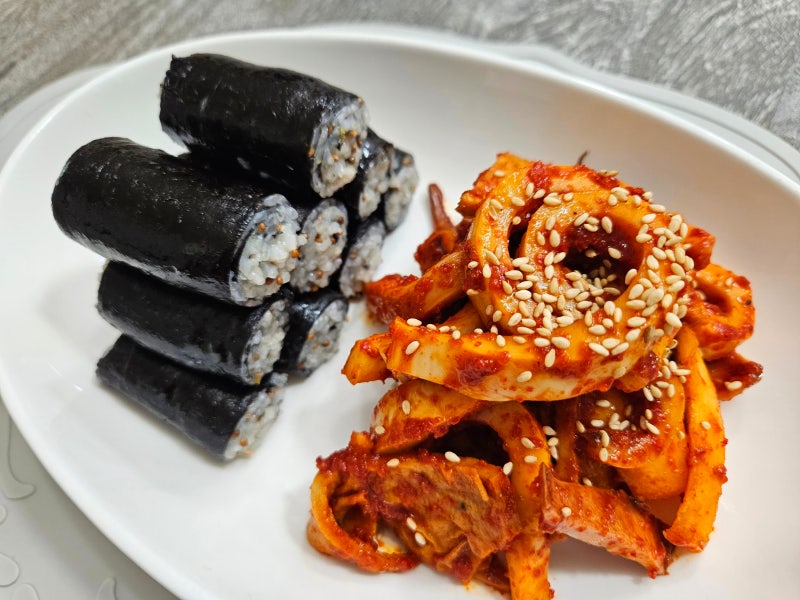 충무김밥 황금레시피｜오독오독 무절임과 쫄깃한 오징어무침 만들기