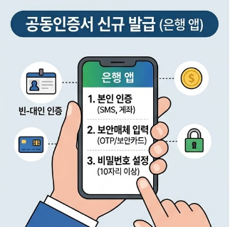 공동인증서 구 공인인증서 갱신 및 비밀번호 찾기 발급방법 정리
