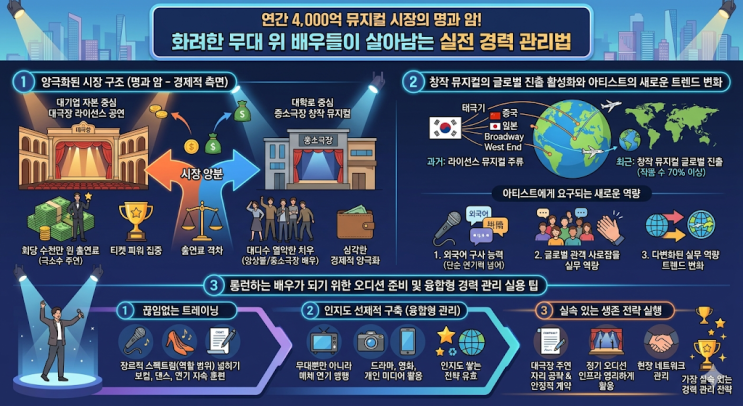  연간 4,000억 뮤지컬 시장의 명과 암! 화려한 무대 위 배우들이 살아남는 실전 경력 관리법