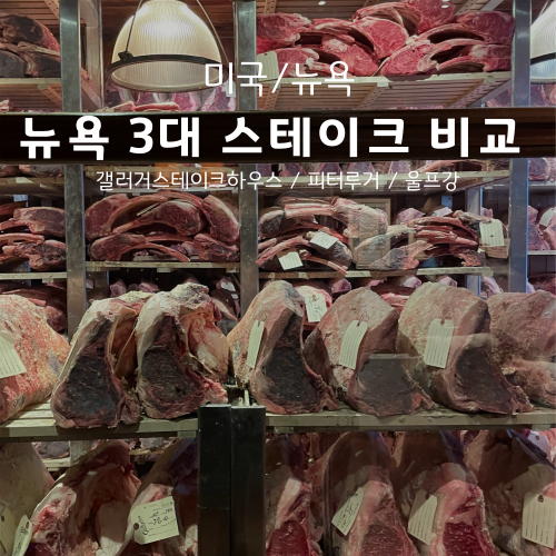 뉴욕 3대 스테이크 비교 | 울프강, 피터루거 대신 갤러거 스테이크하우스 선택한 이유는?