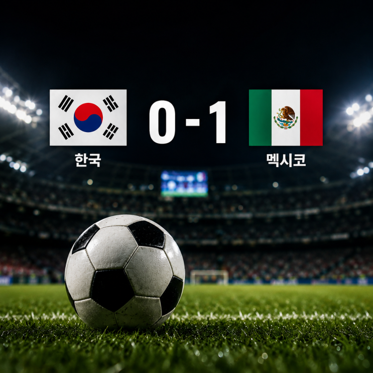 한국 멕시코 <b>0-1 패배</b>｜홍명보호 32강 경우의 수와 <b>남아공전</b>... 
