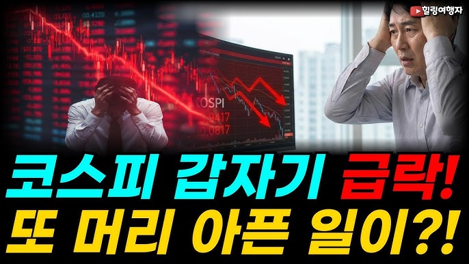 잘 나가던 코스피 갑자기 급락한 이유가 있었다! 국내증시 또! 머리 아픈 일이?! 대한민국 코스피 9000 시대 지금 들어가도 될까? 조만간 20년 왕자가 바뀔까?