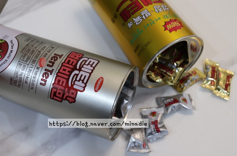 텐텐 츄정 텐텐 맛 멀티비타민 비교해 봄