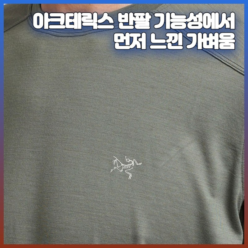 오래 입기 좋은 아크테릭스 반팔 기능성, 선물로 고른 이유