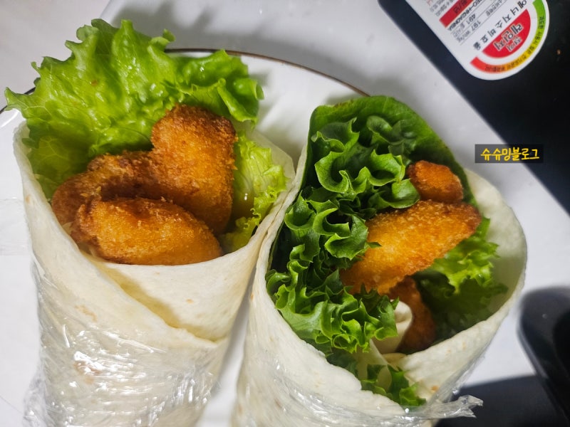 치킨스낵랩 만들기, 아이 간식·도시락 메뉴로 좋은 또띠아 레시피