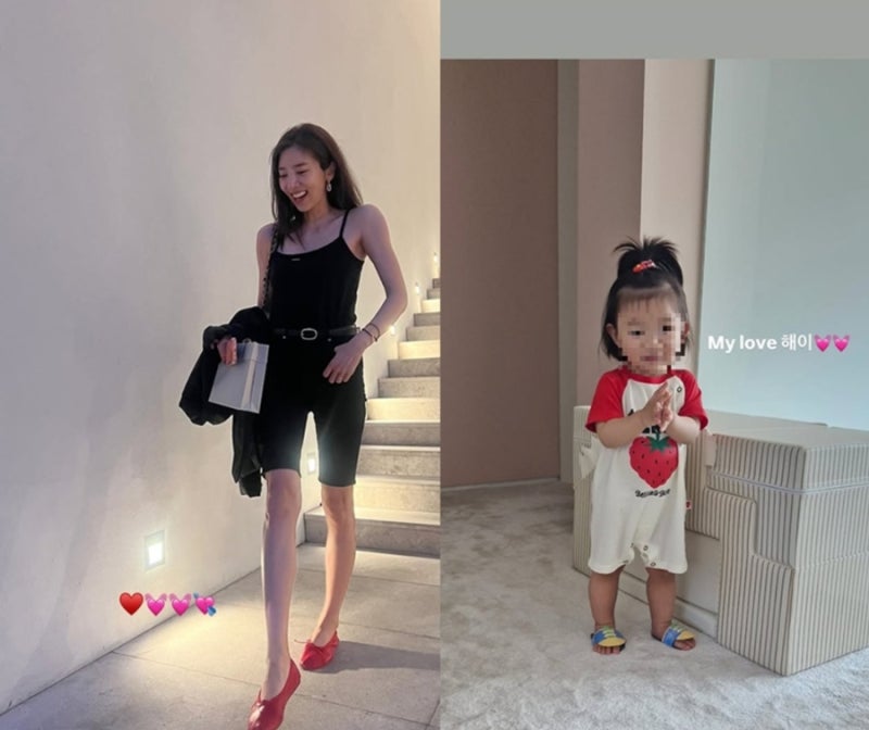 손담비 21kg 감량 후 근황, 딸 해이 폭풍성장까지 눈길 가는 이유