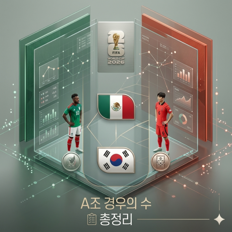 한국 멕시코전 승리하면 32강 확정? A조 경우의 수, 한국과 일본의 대진운 정리