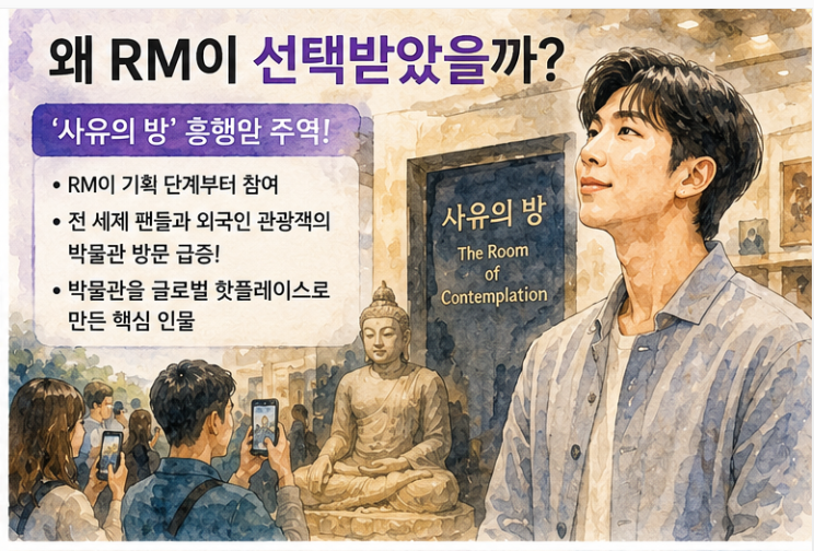 베일 벗은 국립중앙박물관의 글로벌 전략, BTS RM이 맡게 될 첫 임무는?