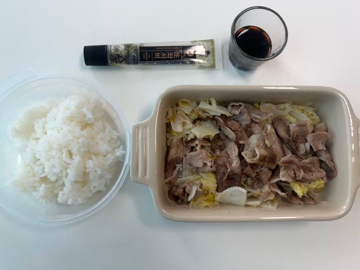 칼로볼 활용 레시피, 다이어트 식단, 자취생 밀프랩 메뉴 추천 “대패목심 야채찜”
