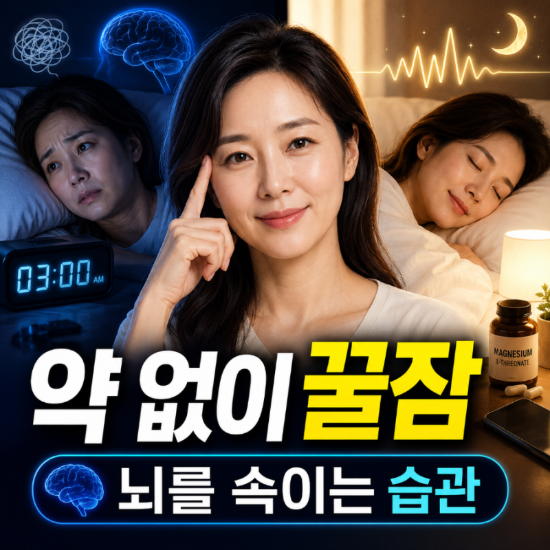 불면증 해결법 (+수면위생, 영양제) - 약 없이 뇌를 속여 꿀잠 자는 과학적인 습관