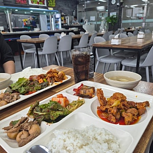 병점역 맛집 한식뷔페 백선당에서 점심 후기(라면, 토스트, 후식까지)